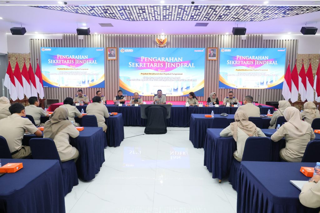 Menyongsong Tahun 2026, Sekjen Kementerian ATR/BPN Ajak Jajaran Kerja Bersama Dukung Program Kerja